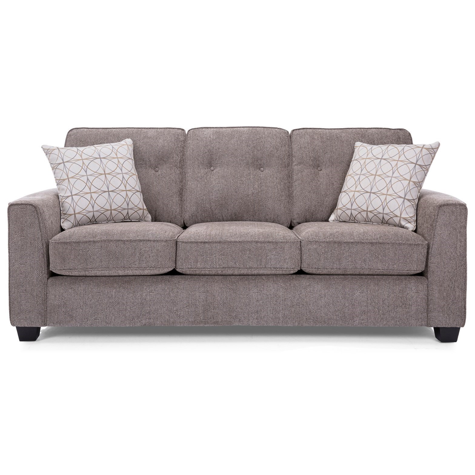 DecorRest 2967 Sofa with Tufted Back Cushions Stoney